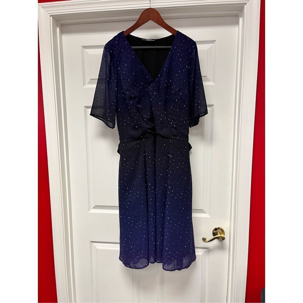 Eshakti Custom Starry Night Flutter Sleeve Tie Be… - image 3